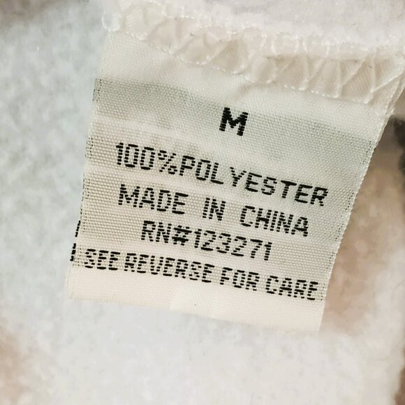 Orange Kiss Women's White Hoodie M Take the Risk with Red Heart - Picture 9 of 10